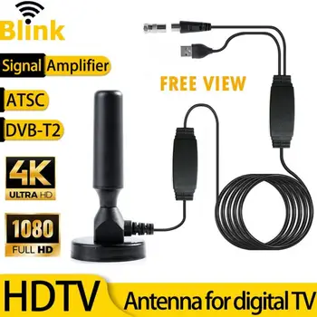 Внутренний Цифровой HDTV Антенный Усилитель 4K HD Усилитель сигнала Бесплатных Каналов DVBT2 ATSC Long Range Ground Wave Спутниковый Телевизионный приемник