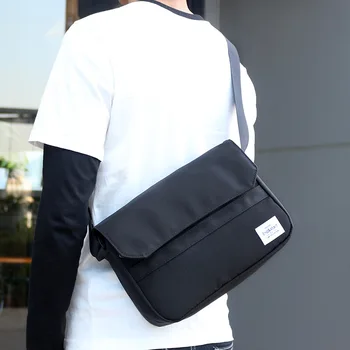 Сумка почтальона, мужская модная спортивная сумка для отдыха, студенческая корейская версия, мужская сумка почтальона, сумка через плечо