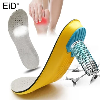 Вкладыши для обуви EiD Plus size Мягкие Спортивные Стельки Memory Foam Дышащая Подушка Из силиконового Геля Для Бега На открытом Воздухе Ортопедические Стельки