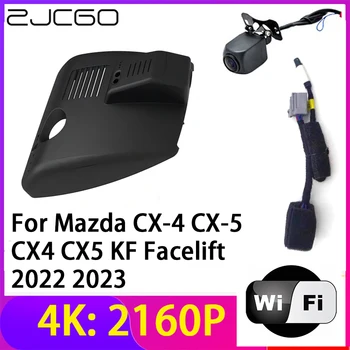 ZJCGO 4 К 2160 P Регистраторы Видеорегистраторы для автомобилей Камера 2 Объектива Регистраторы Wi-Fi Ночное Видение Mazda CX-4 CX-5 CX4 CX5 KF Подтяжка лица 2022 2023