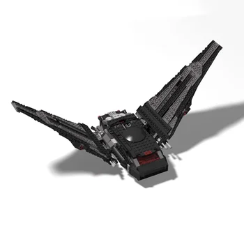 MOC-15707 75179 Альтернатива: Kylo Ren Command Shuttle VI Строительный Блок Модель Сращенная Игрушка-Головоломка Детский подарок