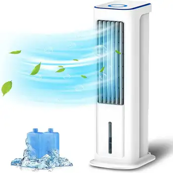 Воздушный охладитель, портативный вентилятор охлаждения без лопастей, белый