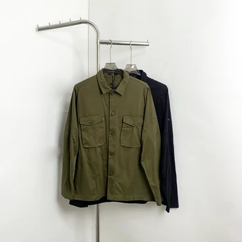 Высококачественная Куртка-карго Shadow Project Для Мужчин И Женщин, боковая нашивка с вышивкой, Армейские зеленые рабочие куртки Для мужчин