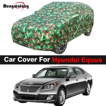 Полностью камуфлированный автомобильный чехол, водонепроницаемый солнцезащитный козырек, защита от ультрафиолета, снега и дождя, чехол для Hyundai Equus Centennial (не лимузин)