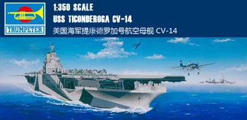 Модель Военного корабля-авианосца Trumpeter 05609 1/350 USS Ticonderoga CV-14