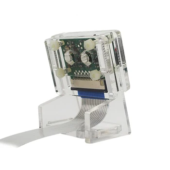 Ov5647 Мини-камера Акриловый держатель Прозрачный Кронштейн для веб-камеры для камеры Raspberry Pi 3
