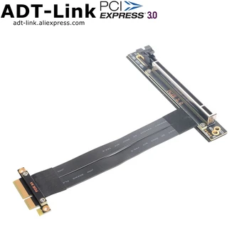 PCI Express PCI-E PCIe 3.0 От 4X До 16X Удлинитель Удлинительный Кабель Шнур Riser Card 90 Градусов 10 ~ 60 см