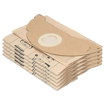 10 упаковок мешков для пылесоса, совместимых с Karcher WD2, MV2, заменяет Karcher 6.904-322.0