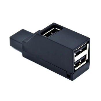 USB 2,0 Концентратор от 1 до 3 USB2.0 Адаптер для компьютера PC Flashdrive Передача данных