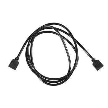 Светодиодные ленты RGB 4-контактный разъем-розетка удлинительный кабель черный 1 м