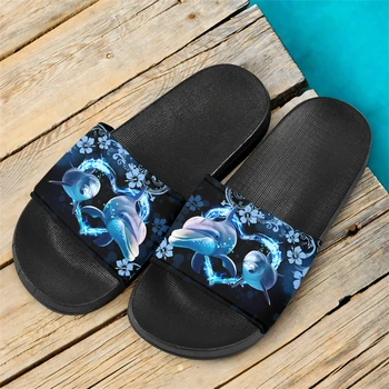 Blue Dolphin Брендовые дизайнерские сандалии, Женские Летние Удобные пляжные Тапочки на плоской подошве Для взрослых, Домашние горки на мягкой подошве, Подарок 2023