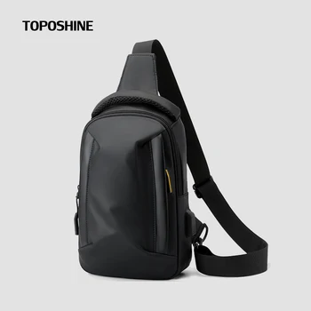 Toposhine Новая Нагрудная сумка, сумка через плечо на одно плечо для мужчин и женщин, Водонепроницаемая нейлоновая текстильная осенняя дорожная красивая сумка