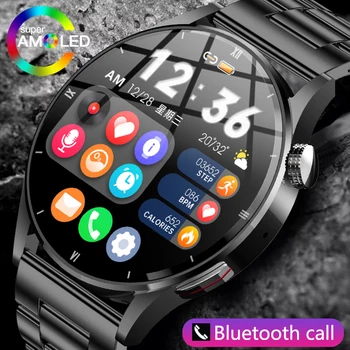 LIGE Смарт-Часы Bluetooth Call Smartwatch 290 мА Часы Большой Емкости Музыкальный Спортивный Фитнес-Браслет Full Touch Новые Часы Для Мужчин