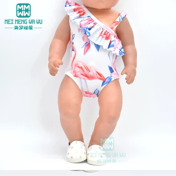 Кукольная одежда, модные купальники, платья для 43-сантиметровой игрушки, новорожденная кукла, 18-дюймовая американская кукла нашего поколения