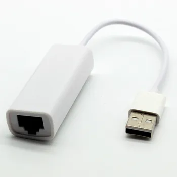 Адаптер сетевой карты USB 2.0 к RJ45 Lan 10/100 Мбит/с для планшетных ПК Win 7 8 10 XP Mac OS
