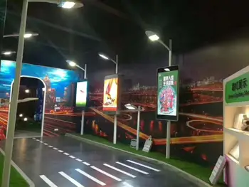 Уличный светодиодный дисплей P3 с подсветкой от фонарного столба до дорожных знаков, рекламного щита для навигации