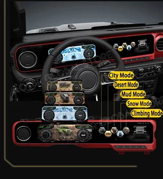 Автомобильное радио Android 11 Для Jeep Wrangler JL Gladiator 2018-2021 С Длинной Полосой Авторадио Стерео GPS Навигация Вертикальный Экран Carplay