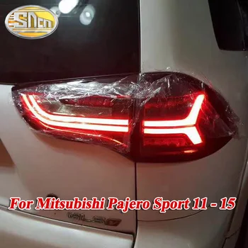 Задний ходовой фонарь + Тормоз + Задний ход + Динамический сигнал поворота Автомобильный светодиодный задний фонарь Задний фонарь для Mitsubishi Pajero Sport 2011-2015
