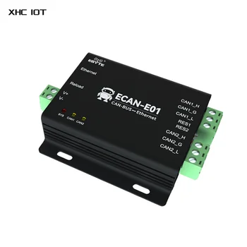 Преобразователь протокола CAN в Ethernet RJ45 постоянного тока 8 В ~ 28 В Промышленного класса XHCIOT ECAN-E01 TCP/UDP CAN2.0 10/100 м Изоляция портов