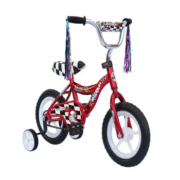 Дюйм. Велосипед BMX для мальчика или девочки, S-образная рама, шины EVA, тормозной велосипед, велосипед - красный