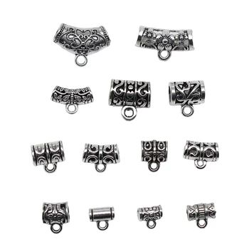 20шт Ожерелье Цвета Античного Серебра, Застежки для ювелирных изделий 