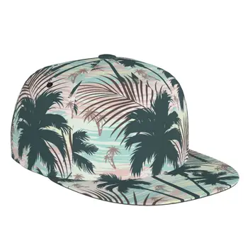 Бейсбольная кепка с 3D принтом Пальмы, повседневная солнцезащитная шляпа, Элегантный этнический стиль, модный сценический хип-хоп Для женщин И Мужчин
