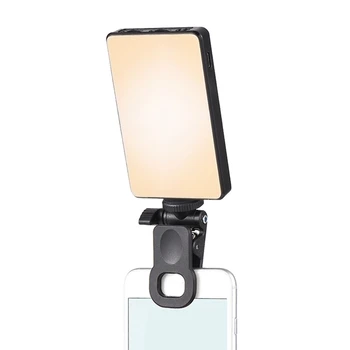 Мини-мобильный телефон, светодиодный светильник для Селфи, Затемняемый RGB заполняющий светильник для нескольких смартфонов