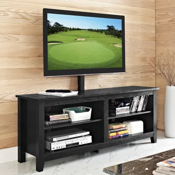 Подставка для телевизора Manor Park для хранения древесины с креплением для телевизоров до 64 дюймов, с несколькими отделками