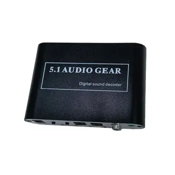5.1 Цифровой Аудиодекодер оптического и стереофонического объемного цифроаналогового преобразователя 192 кГц/24 бит АЦП и ЦАП с поддержкой Dolby для PS3