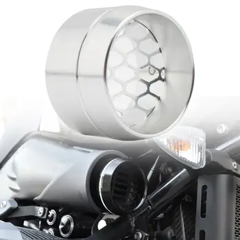 Для BMW R NINE T R9T 2014-2021 мотоциклетная крышка воздухозаборника серебристого цвета