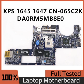 CN-065C2K 065C2K 65C2K для XPS 1645 1647 Материнская плата ноутбука DA0RM5MB8E0 с 216-0729051 GPU PM55 Поддержка I3 I5 CPU 100% Протестировано