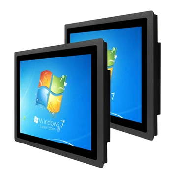 12,1-дюймовый Встраиваемый промышленный Компьютер Mini Tablet PC с емкостным сенсорным экраном All-in-one с RS232 Com WiFi для Win10PRO 1024*768