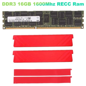 DDR3 16GB 1600MHz RECC Ram + Охлаждающий Жилет PC3-12800 Memory 240Pin 2RX4 1,35 V REG ECC RAM Память Для материнской платы X79 X58