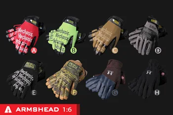 ARMSHEAD 1/6 Soldiers Seal Deltas Alphas Эластичные тканевые перчатки Модель для 12 
