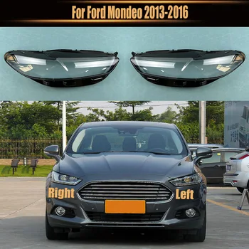 Для Ford Mondeo 2013-2016 Крышка фары Прозрачная оболочка фары Объектив Из оргстекла Заменить оригинальный абажур