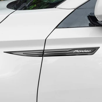 Металлические наклейки на дверь автомобиля по линии талии Для Ford Mondeo, наклейки на боковое крыло, Эмблема, Аксессуары для внешней отделки кузова