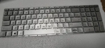 Новая клавиатура HP 15-db 15-dw 15-du 15s-du 15-dy TPN-C139 с серебристым покрытием без подсветки