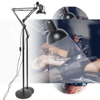 Портативный светодиодный светильник для татуировки, Складной торшер С регулируемой яркостью вращения, Защита глаз, Лампа для чтения, Лампа для красоты 220 В