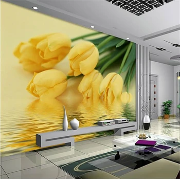 beibehang 3D стереоскопический телевизионный фон обои гостиная стена спальни цветы обои из папье-маше