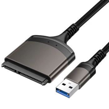 Кабель USB3.0 Easy Drive, кабель для передачи данных USB3.0 на жесткий диск SATA, поддерживает 2,5-дюймовый адаптер для жесткого диска SATA 22P