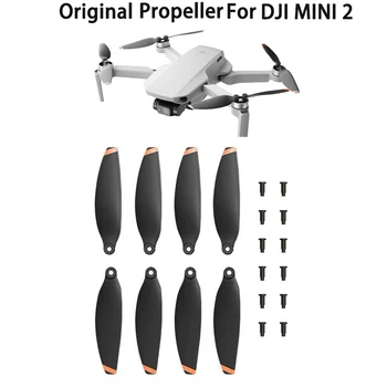 Для DJI Mini 2 оригинальные пропеллеры Небольшого размера, бесшумный полет с держателем пропеллера PGY для Mavic Mini 2 в наличии