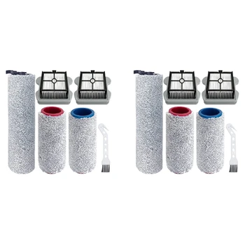 2 Комплекта Запасных Частей Роликовая щетка HEPA Фильтры, совместимые для пылесоса Roborock Dyad U10 для влажной и сухой уборки