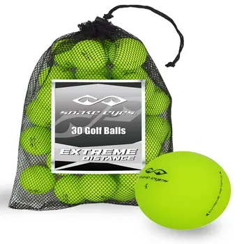 Мячи для гольфа на экстремальные дистанции [Сетчатая сумка на 30 мячей] Зеленые мягкие тренировочные мячи, гибкие воздушные мячи True Flight, аксессуары для спорта на открытом воздухе