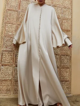 Мусульманское платье Lemongor в Дубае, Турция, Ислам, Весна 2023, рукав 