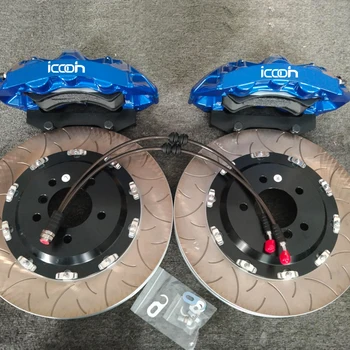 ICOOH 6 Pot 4 Pot Большой Суппорт, Высокоэффективные Тормозные комплекты с плавающим винтовым дисковым ротором для BMW 428i 2014