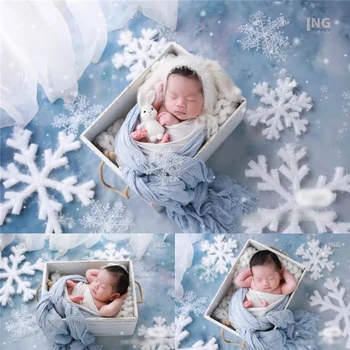 Dvotinst Реквизит Для Фотосъемки Новорожденных Зимний Тематический Набор 