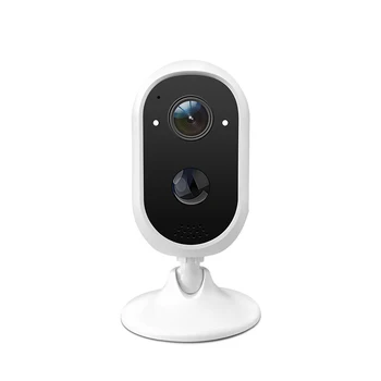 Домашняя камера безопасности 1080P Радионяня с ночным видением, 2-полосным звуком, обнаружением движения, Wi-Fi Камера для помещений и улицы Камера для собак
