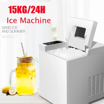 Электрическая льдогенераторная столешница Бытовая мини-машина для приготовления льда для молочного чая в магазине Ice Cube Maker