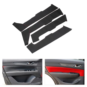 2 шт., чехлы из микрофибры для внутренней дверной панели Автомобиля, защитная отделка для Mazda CX-5 2017 2018