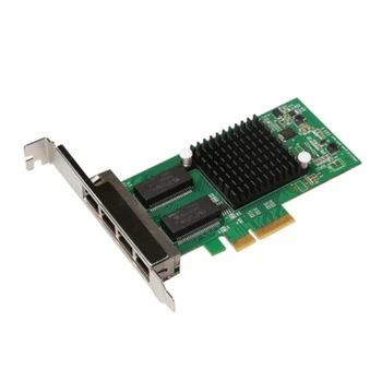 4 Порта PCIe для чипа Intel I350-T4 10/100/1000 Мбит/с карта локальной сети четырехпортовая серверная гигабитная карта PCIe Ethernet P9JB